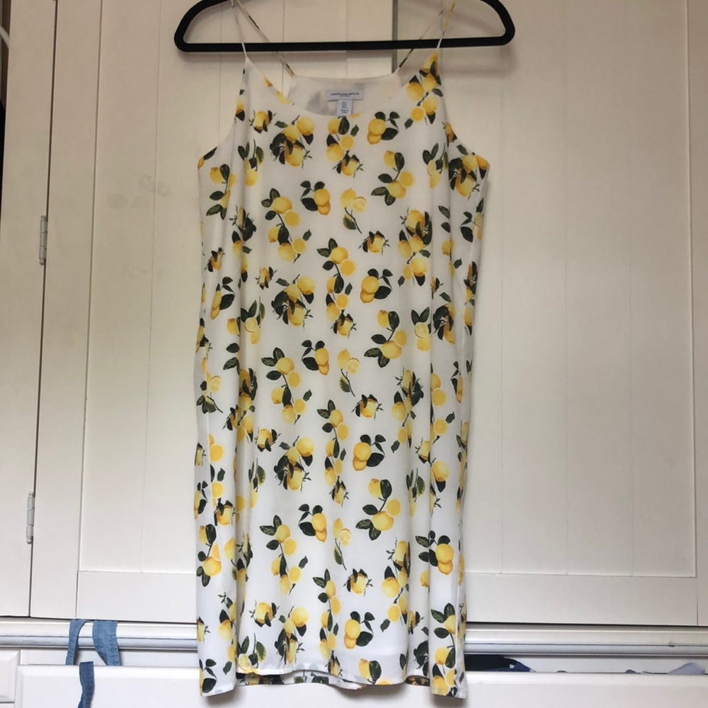 Carolina-Belle lemon patterned sun dress